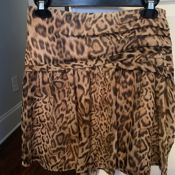 Express leopard sheer skirt - Picture 1 of 3